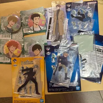 월드 트리거 캔뱃지 아크릴 스탠드 묶음 판매 9세트