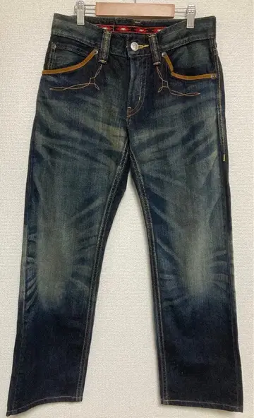 EDWIN 다크 블루 데님 청바지 새상품급 일본제