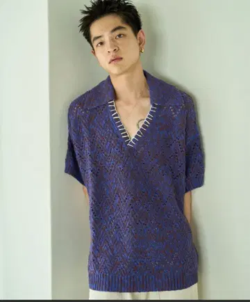 camphor wood 스키퍼 썸머 니트 셔츠