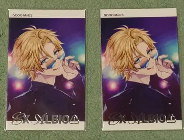 니지산지 엑스 알비오 폴라로이드풍 카드