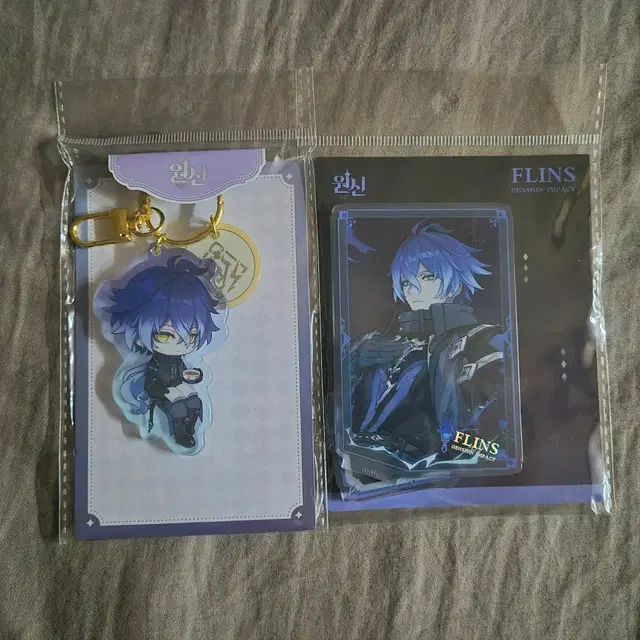 원신 pc라운지 5주년 라디오 플린스 키링 아크릴스탠드