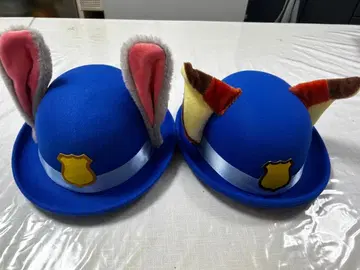 상하이 디즈니랜드 주토피아 주디 닉 모자