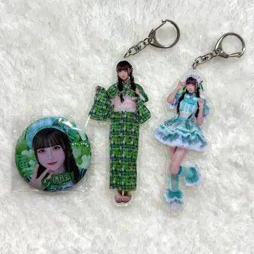 iLiFE 와카바노아 one:LiFE 아크릴 키링 캔 배지 세트