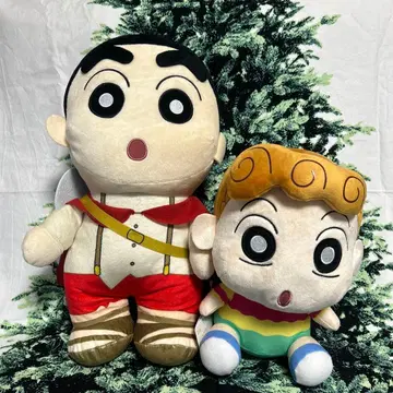 짱구는 못말려 불볕더위의 카스카베 댄서즈 신짱 & 해바라기 봉제 인형