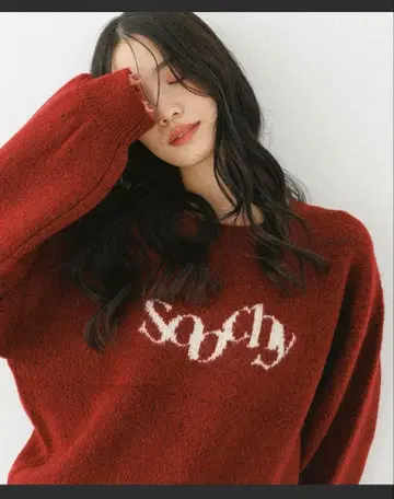 자카드 로고 니트 599316