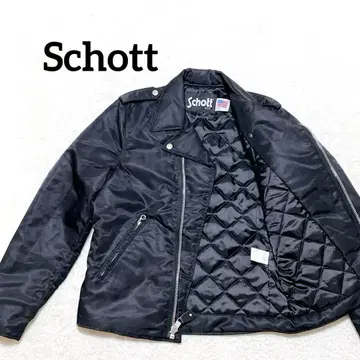 [새상품급] Schott 샷 더블 라이더 자켓 나일론