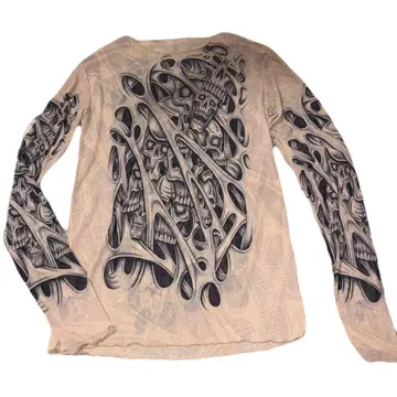 타투풍 세컨드 스킨 롱 슬리브