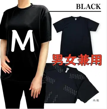 리라이브 셔츠 M 사이즈 블랙 라운드넥 남녀 공용