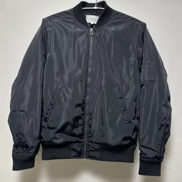 블랙 MA-1 플라이트 자켓