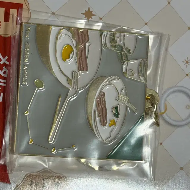 미세스 그린애플 이치방쿠지 아침밥 앨범아트 메탈 키링 미개봉