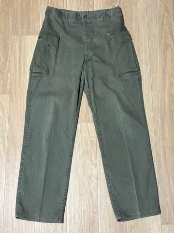 40's U.S.ARMY M-43 HBT 팬츠 13 스타 버튼 36x33