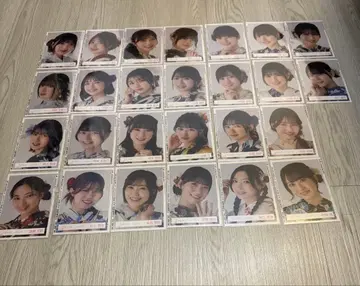 사쿠라자카46 2024 유카타 의상 풀 컴프 세트