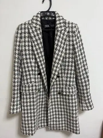 ZARA 트위드 패턴 자켓