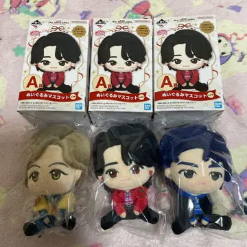 Mrs. GREEN APPLE 제일복권 A상 봉제 인형 마스코트 3종