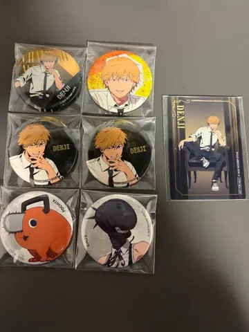 체인소 맨 덴지 로프트 플라자 LOFT 캔뱃지 세트 금박 은박