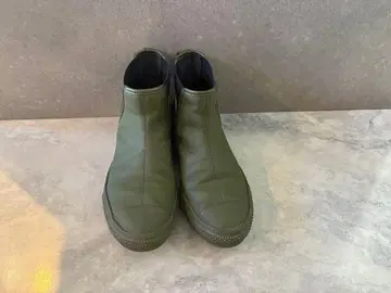 올리브 그린 사이드 고어 부츠 컨버스 레인부츠