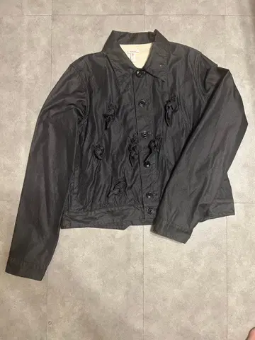 MASU 블랙 데님 자켓