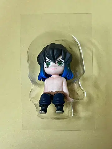 귀멸의 칼날 앉은 하시비라 이노스케 맨얼굴 특전