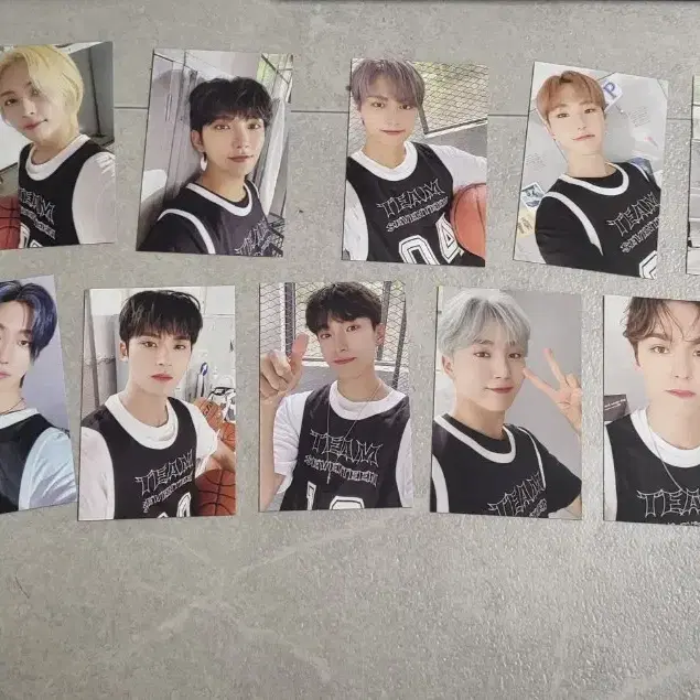 세븐틴 멤버십 키트 농구틴 포카 양도