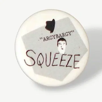 80s SQUEEZE 빈티지 배지 스퀴즈 오리지널 티셔츠