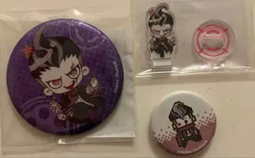 단간론파 다나카 캔뱃지 아크릴 스탠드 카미쿠라 에쿠 캡슐 토이