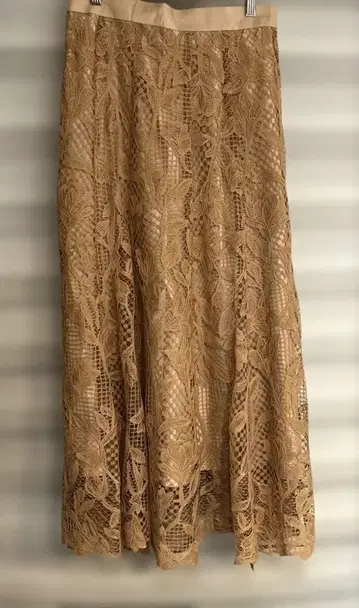 JUSGLITTY 재스그리티 롱 스커트 2 레이스 밝은 갈색 계열