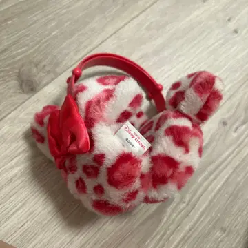 디즈니 레오파드 무늬 귀도리