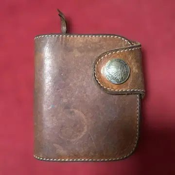 RED MOON DESIGN 가죽 이단 접이식 지갑