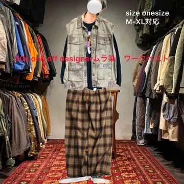 90s 새상품급 디자이너 후염 1점뿐인 최상급 워크 베스트