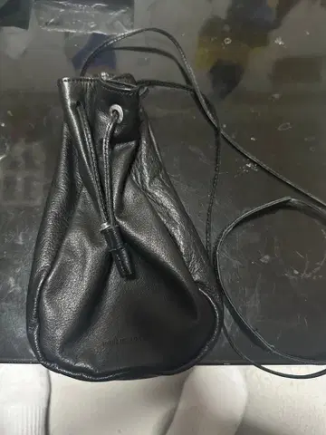 PUBLIC TOKYO 블랙 드로우 스트링 백