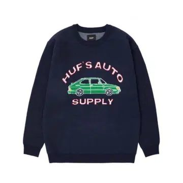 HUF HUF'S AUTO SUPPLY 스웨터 네이비
