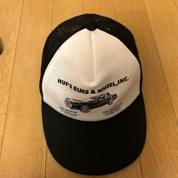 HUF 트래커 햇 화이트/블랙