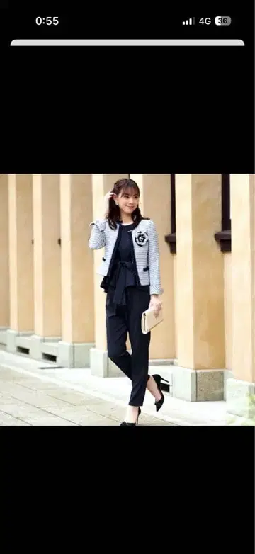 [새상품급] RUIRUE BOUTIQUE 4점 포멀 세트