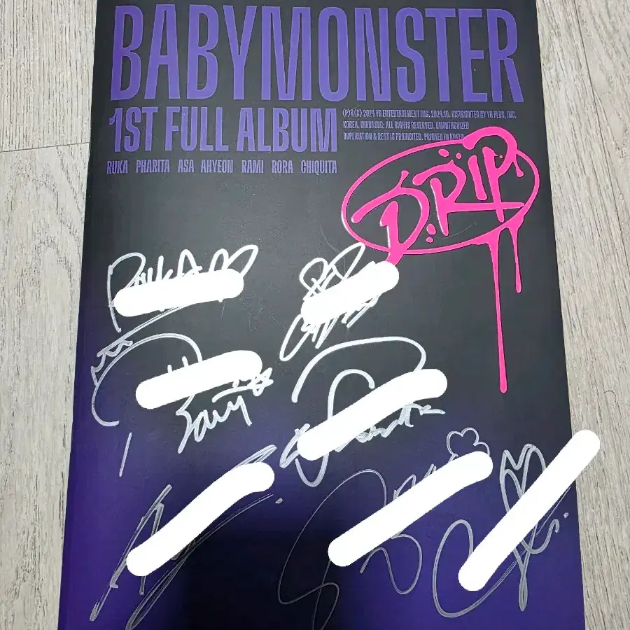 BABYMONSTER ヨントン サイン 11/3まで限定価格 BABYMONSTER 直筆 サイン アルバム ヨントン Amazon