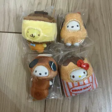헬로키티 포차코 폼폼푸딩 산리오 치비토모 시리즈 4종 세트