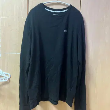 LACOSTE 블랙 긴팔 슬리퍼웨어 L