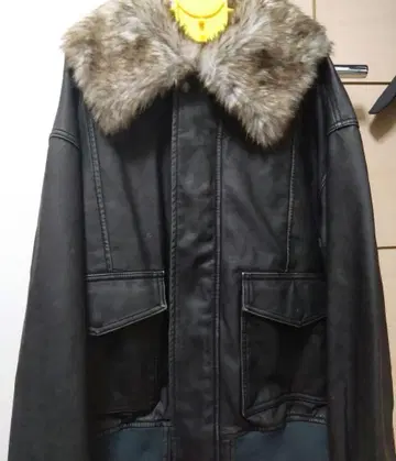 X-girl 페이크 가죽 자켓