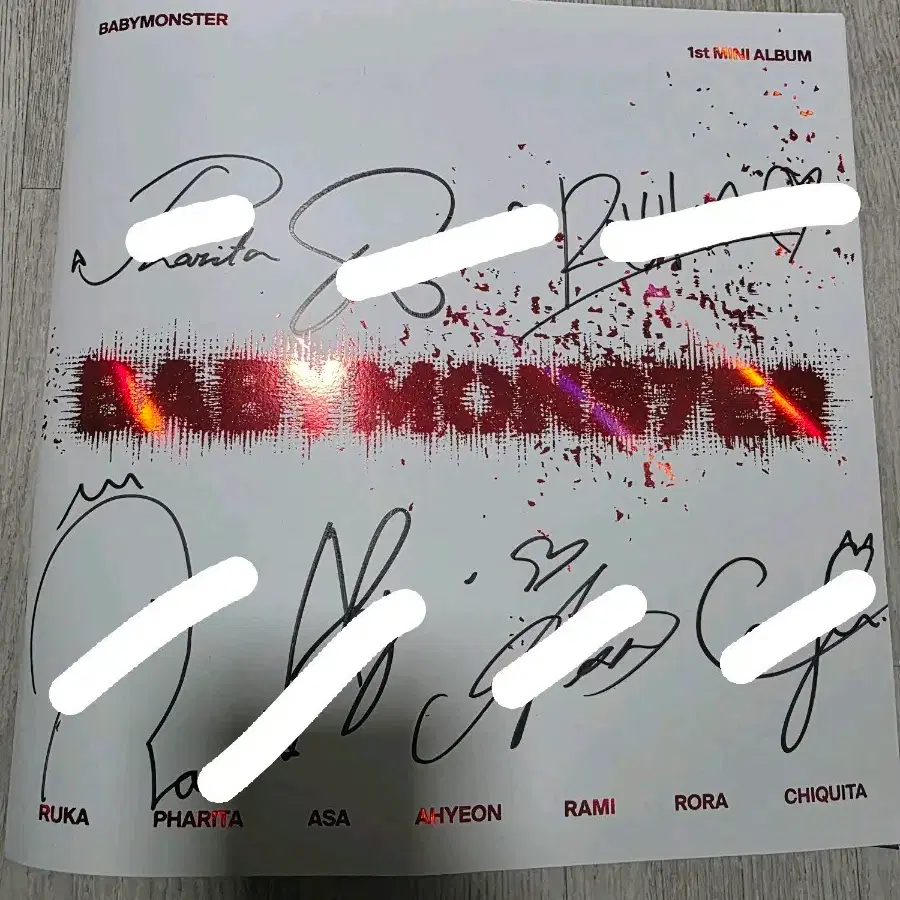 BABYMONSTER ヨントン サイン 11/3まで限定価格 BABYMONSTER 直筆 サイン アルバム ヨントン Amazon