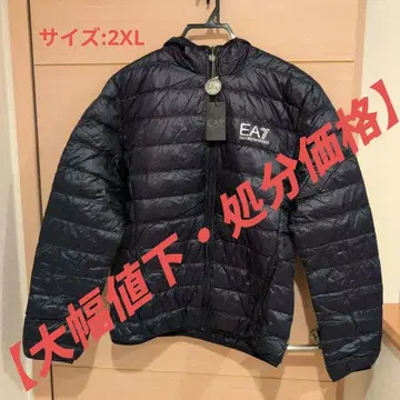 [ 미사용 새상품 ] EA7 Emporio Armani 다운 자켓 네이비