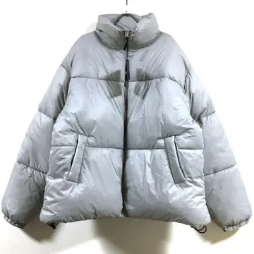 새상품 파이버 다운 빅 충전솜 버블 자켓 남성용 그레이 M