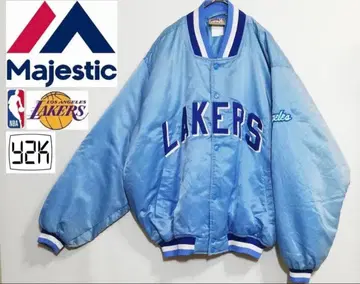 Majestic Los Angeles Lakers 바시티 자켓 스카이블루