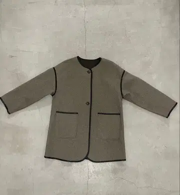 노카라 브라운 자켓