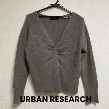 새상품급 URBAN RESEARCH 라쿤 니트 프리 사이즈