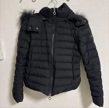 TATRAS 블랙 다운 자켓 후드 부착