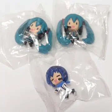 데스크탑 하츠네 미쿠 KAITO 미니 피규어 3종 세트