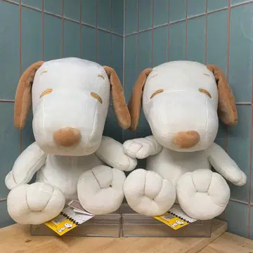 스누피 봉제 인형 담요 2개 세트 미사용