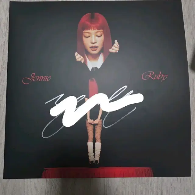 (비매) 블랙핑크 제니 ruby 싸인 앨범 LP