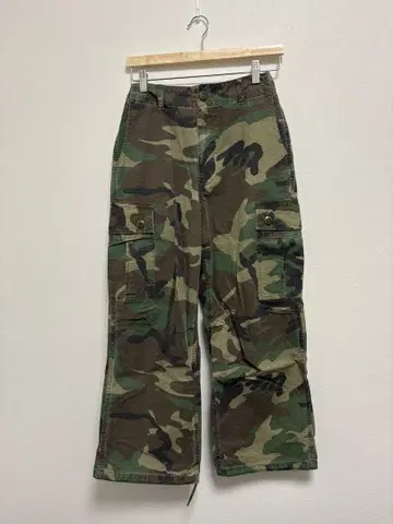 CHILD WOMAN 카모플라주 패턴 밀리터리 팬츠 36 사이즈