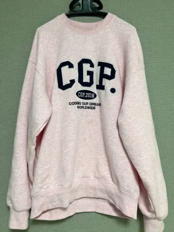CGP 핑크 맨투맨