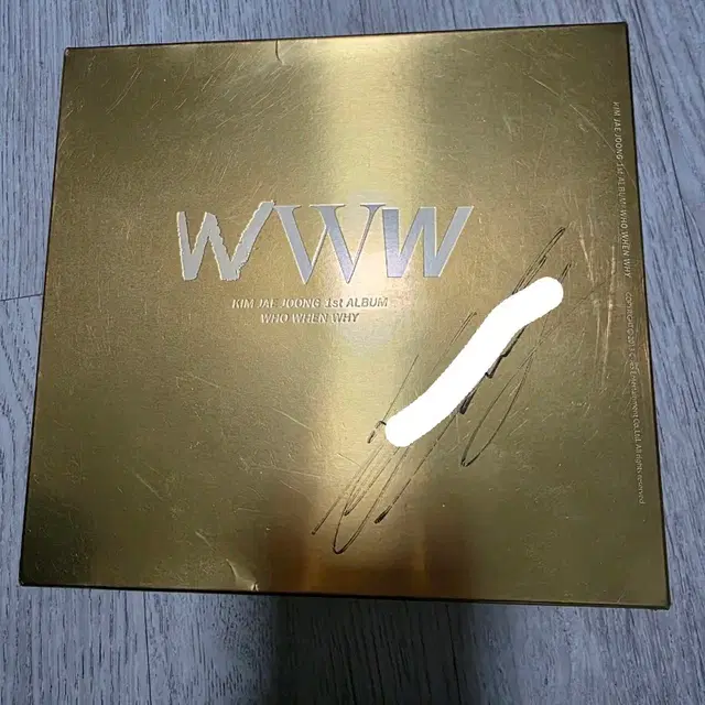 (비매) 동방신기 김재중 www 싸인앨범